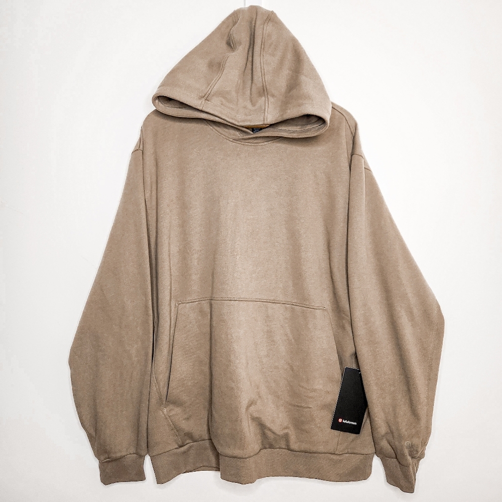 NEW NWT Lululemon‎ Sage Green Neutral Steady State Men’s Pullover Hoodie Size XL